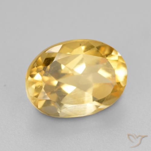 Citrino Oro naturale da 1.77 ct, Ovale, VS