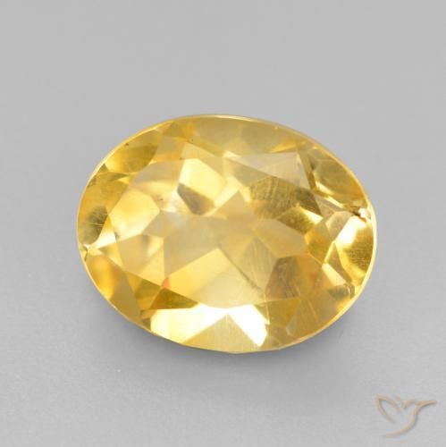 Citrino Oro medio naturale da 1.84 ct, Ovale, VS