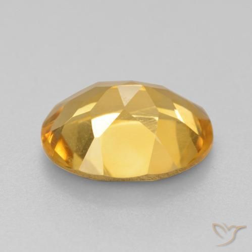Citrino Dorato medio naturale da 1.53 ct, Ovale, VS