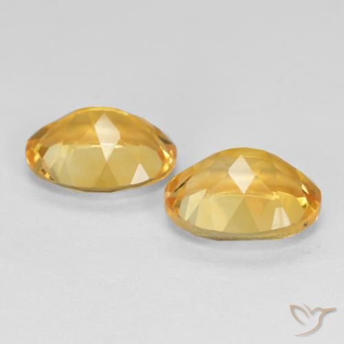 Gemme di Citrino Arancio Dorato Profondo naturale da 3.34 ct, Ovale, VS