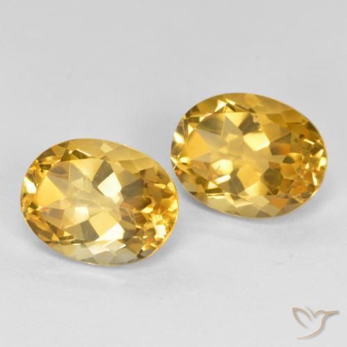 Gemme di Citrino Dorato medio naturale da 3.65 ct, Ovale, VS