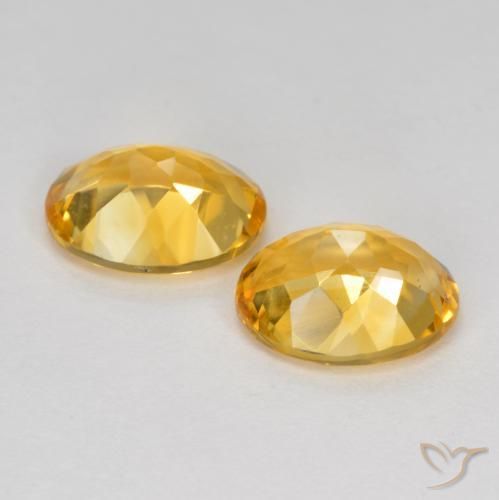 Gemme di Citrino Arancio Dorato Profondo naturale da 3.20 ct, Ovale, VS