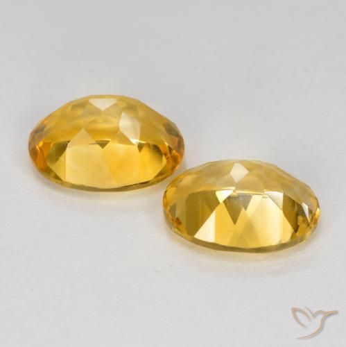Gemme di Citrino Arancio Dorato Profondo naturale da 3.54 ct, Ovale, VVS-VS