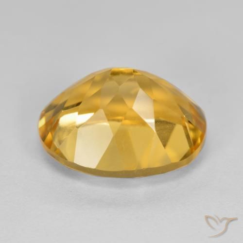 Citrino Dorato naturale da 4.84 ct, Ovale, VVS-VS