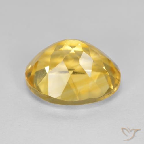 Citrino Dorato medio naturale da 4.80 ct, Ovale, VVS-VS