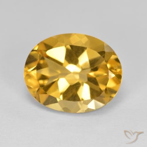 4.12ct Naturale Arancio dorato Citrino, Ovale, VVS-VS