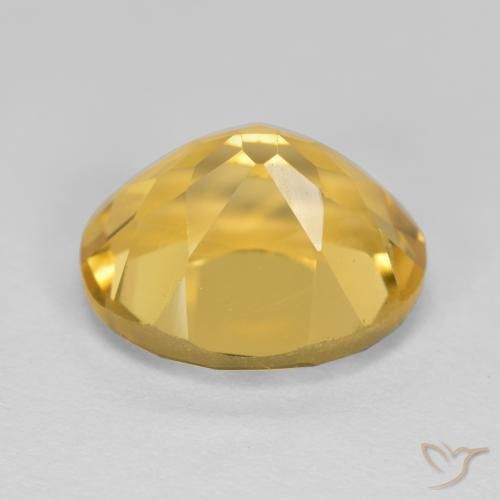 Citrino Dorato medio naturale da 5.06 ct, Ovale, VVS-VS