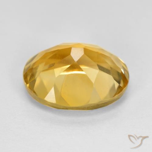 Citrino Arancio-Oro naturale da 4.79 ct, Ovale, VVS-VS