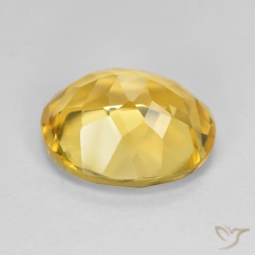 Citrino Arancio dorato naturale da 4.72 ct, Ovale, VVS-VS