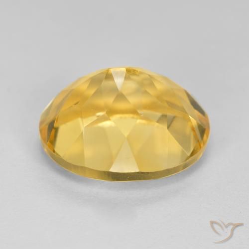 Citrino Dorato medio naturale da 5.25 ct, Ovale, VVS-VS