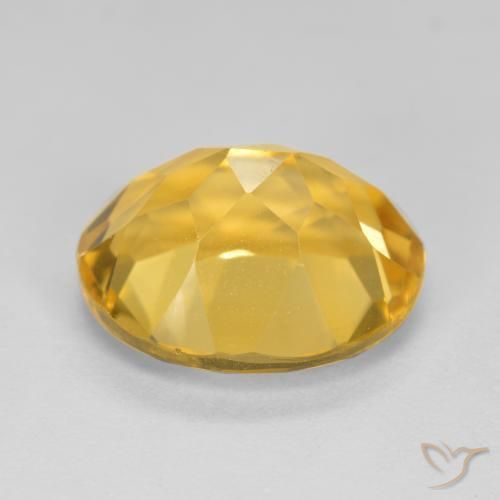 Citrino Dorato medio naturale da 4.75 ct, Ovale, VVS-VS