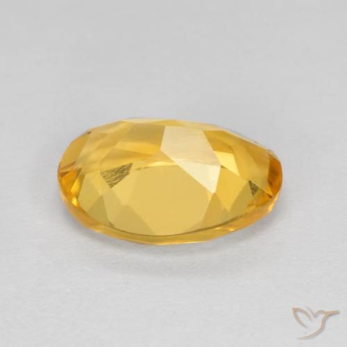 Citrino Arancio dorato naturale da 1.57 ct, Ovale, VS