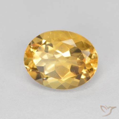Citrino Oro medio naturale da 1.72 ct, Ovale, VVS-VS