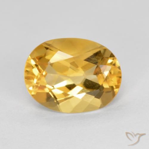 1.73ct Naturale Oro brillante Citrino, Ovale, VS