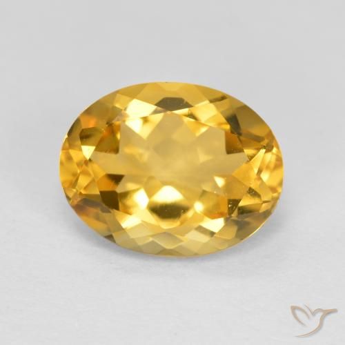 1.79ct Naturale Dorato Citrino, Ovale, VS