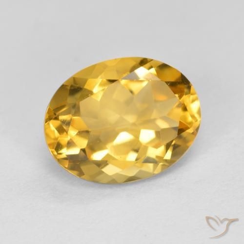 Citrino Dorato naturale da 1.79 ct, Ovale, VS