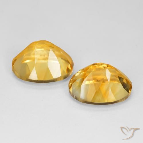 Gemme di Citrino Arancio Dorato Profondo naturale da 10.21 ct, Ovale, VVS-VS