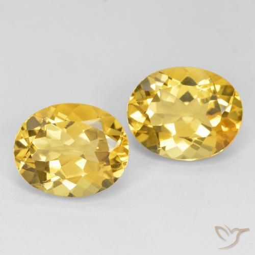 Gemme di Citrino Dorato naturale da 9.22 ct, Ovale, VVS-VS