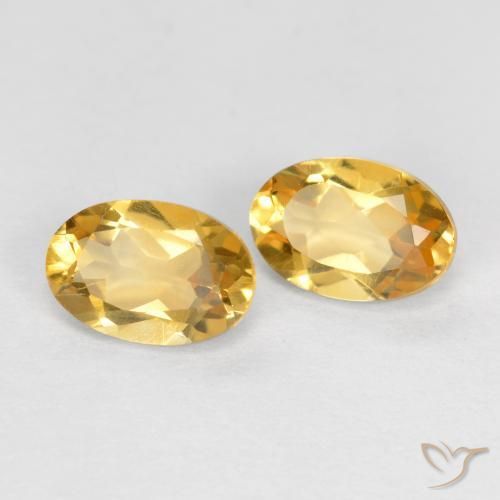 Gemme di Citrino Oro naturale da 0.86 ct, Ovale, VVS-VS