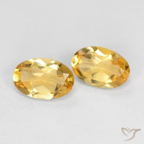 Gemme di Citrino Oro naturale da 0.80 ct, Ovale, VVS-VS