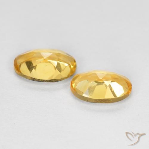Gemme di Citrino Oro naturale da 0.80 ct, Ovale, VVS-VS