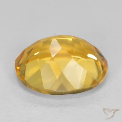 Citrino Arancio dorato naturale da 5.04 ct, Ovale, VVS