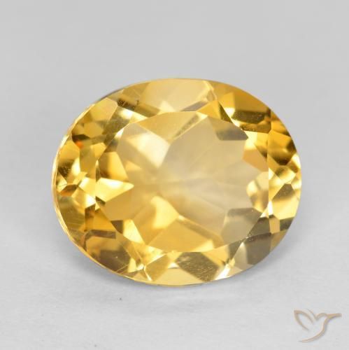 Citrino Arancio dorato naturale da 4.01 ct, Ovale, VVS