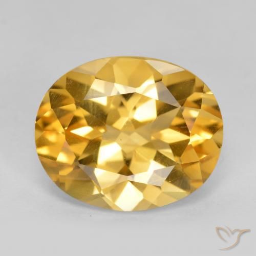 4.01ct Naturale Oro profondo Citrino, Ovale, VS