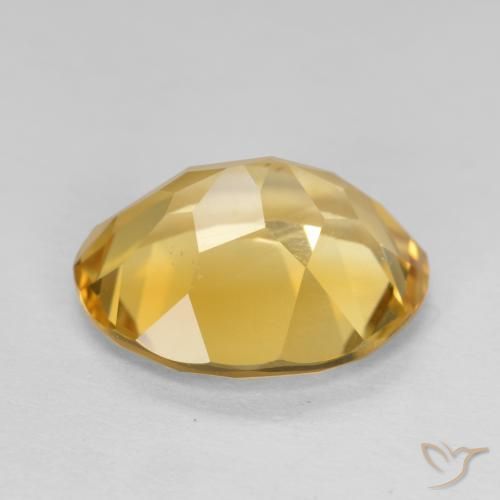 Citrino Arancio dorato naturale da 3.69 ct, Ovale, VVS-VS