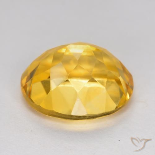 Citrino Arancio dorato naturale da 4.93 ct, Ovale, VVS