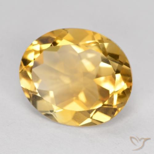 Citrino Dorato medio naturale da 3.98 ct, Ovale, VVS