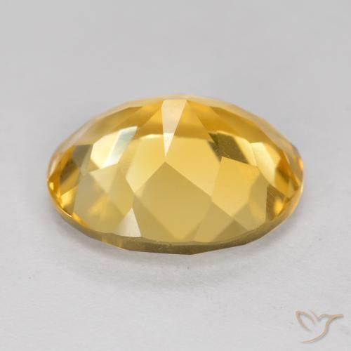 Citrino Dorato medio naturale da 3.98 ct, Ovale, VVS