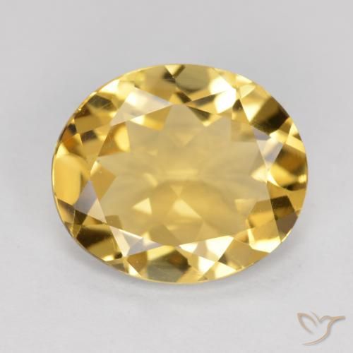3.16ct Naturale Oro Citrino, Ovale, VVS-VS