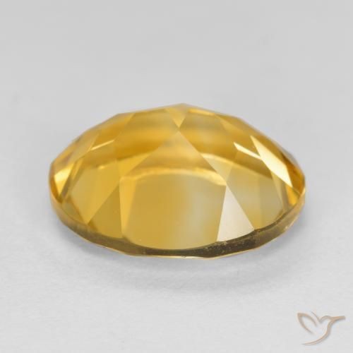 Citrino Dorato naturale da 4.10 ct, Ovale, VVS-VS