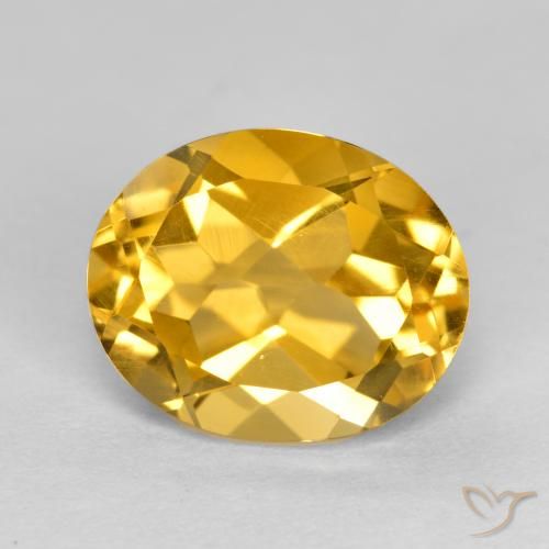 3.72ct Naturale Oro profondo Citrino, Ovale, VVS-VS