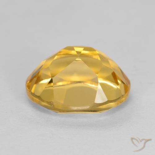 Citrino Oro profondo naturale da 3.72 ct, Ovale, VVS-VS