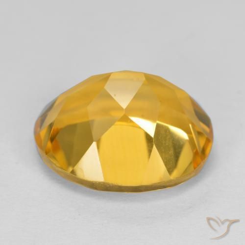 Citrino Oro profondo naturale da 4.67 ct, Ovale, VVS-VS