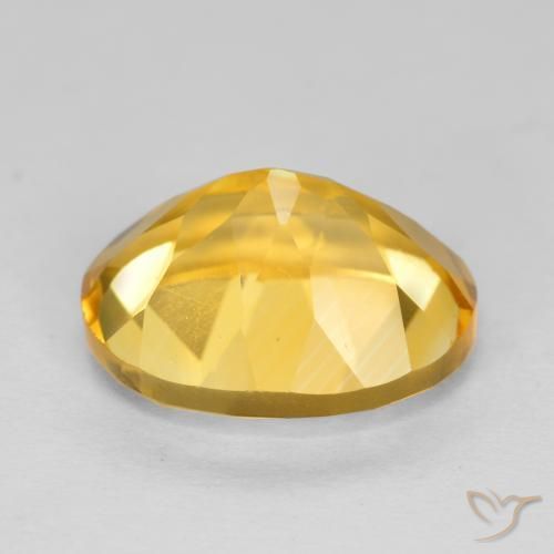 Citrino Oro profondo naturale da 3.67 ct, Ovale, VVS-VS