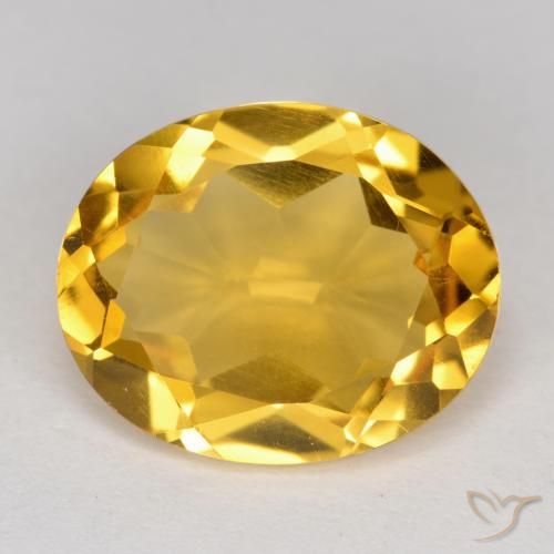 4.01ct Naturale Dorato Citrino, Ovale, VS