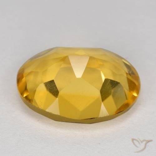 Citrino Dorato naturale da 4.01 ct, Ovale, VS