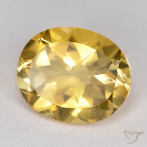 Citrino Dorato medio naturale da 4.28 ct, Ovale, VS