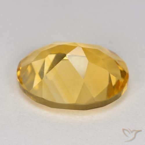 Citrino Arancio dorato naturale da 4.08 ct, Ovale, VS