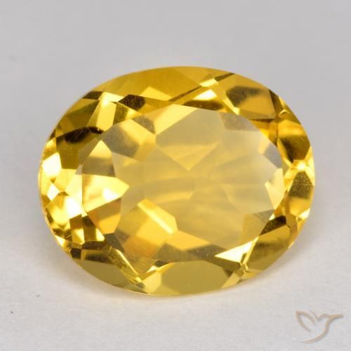 Citrino Dorato medio naturale da 4.34 ct, Ovale, VS