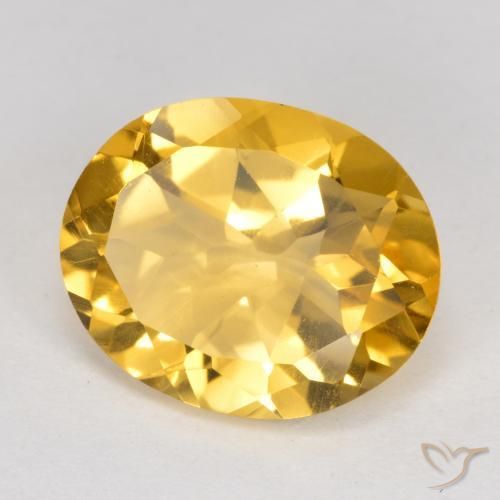 Citrino Dorato medio naturale da 4.08 ct, Ovale, VS