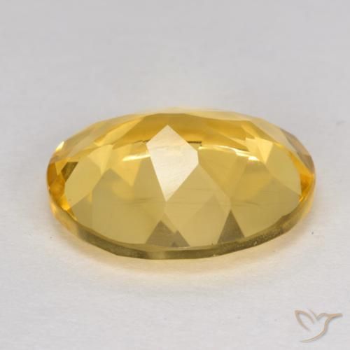 Citrino Arancio dorato naturale da 3.90 ct, Ovale, VVS-VS