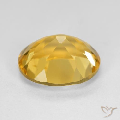 Citrino Arancio Dorato Profondo naturale da 4.76 ct, Ovale, VS