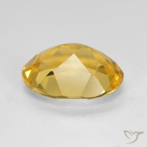 Citrino Arancio dorato naturale da 3.67 ct, Ovale, VS