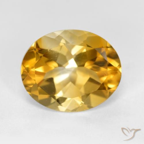 4.18ct Naturale Oro profondo Citrino, Ovale, VVS-VS