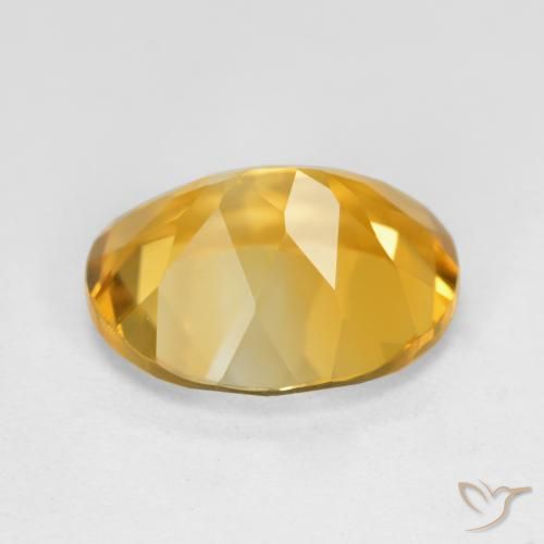 Citrino Oro profondo naturale da 4.18 ct, Ovale, VVS-VS