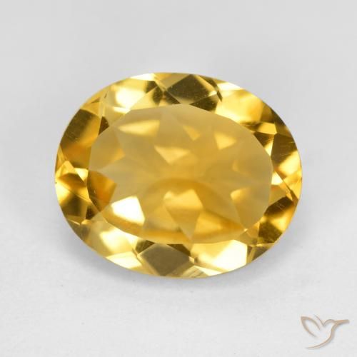 4.34ct Naturale Oro profondo Citrino, Ovale, VVS-VS